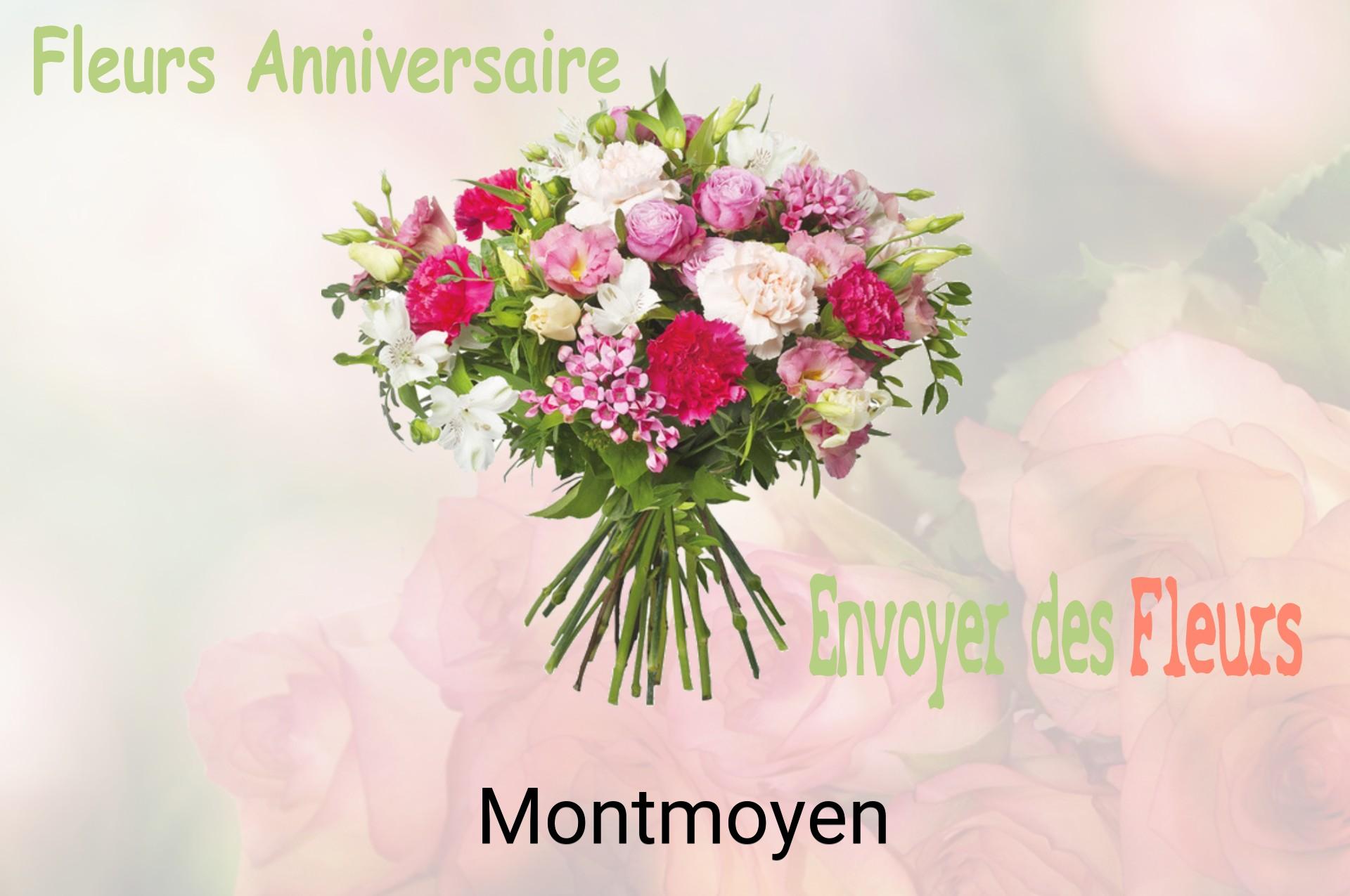 Bouquet de fleurs d’anniversaire livré à Montmoyen